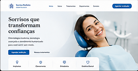 Preview do projeto Odontologia