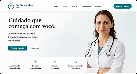 Preview do projeto Clínica Médica
