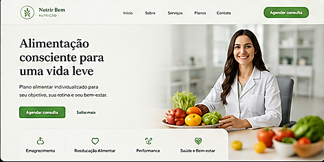 Preview do projeto Nutrição
